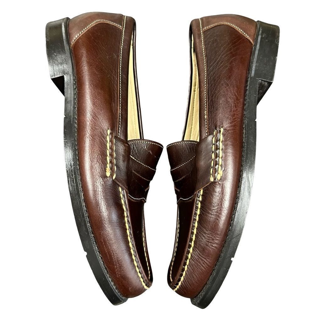 DEXTER Classic Dark Brown Leather Penny Loafers Men’s Size 10 M